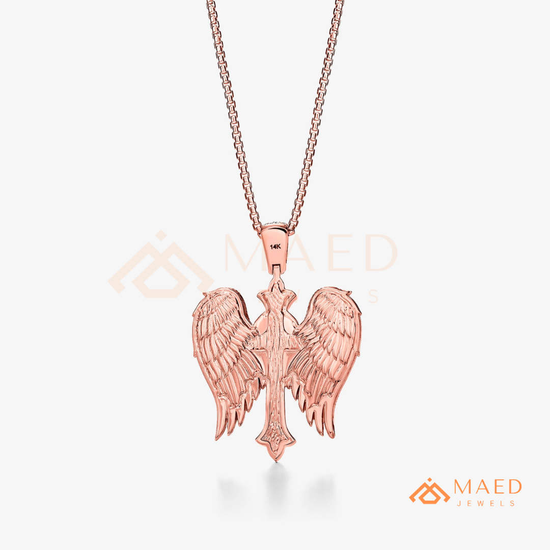 The Eternal Key of Life Pendant | Micro-Pavé Egyptian Ankh Necklace