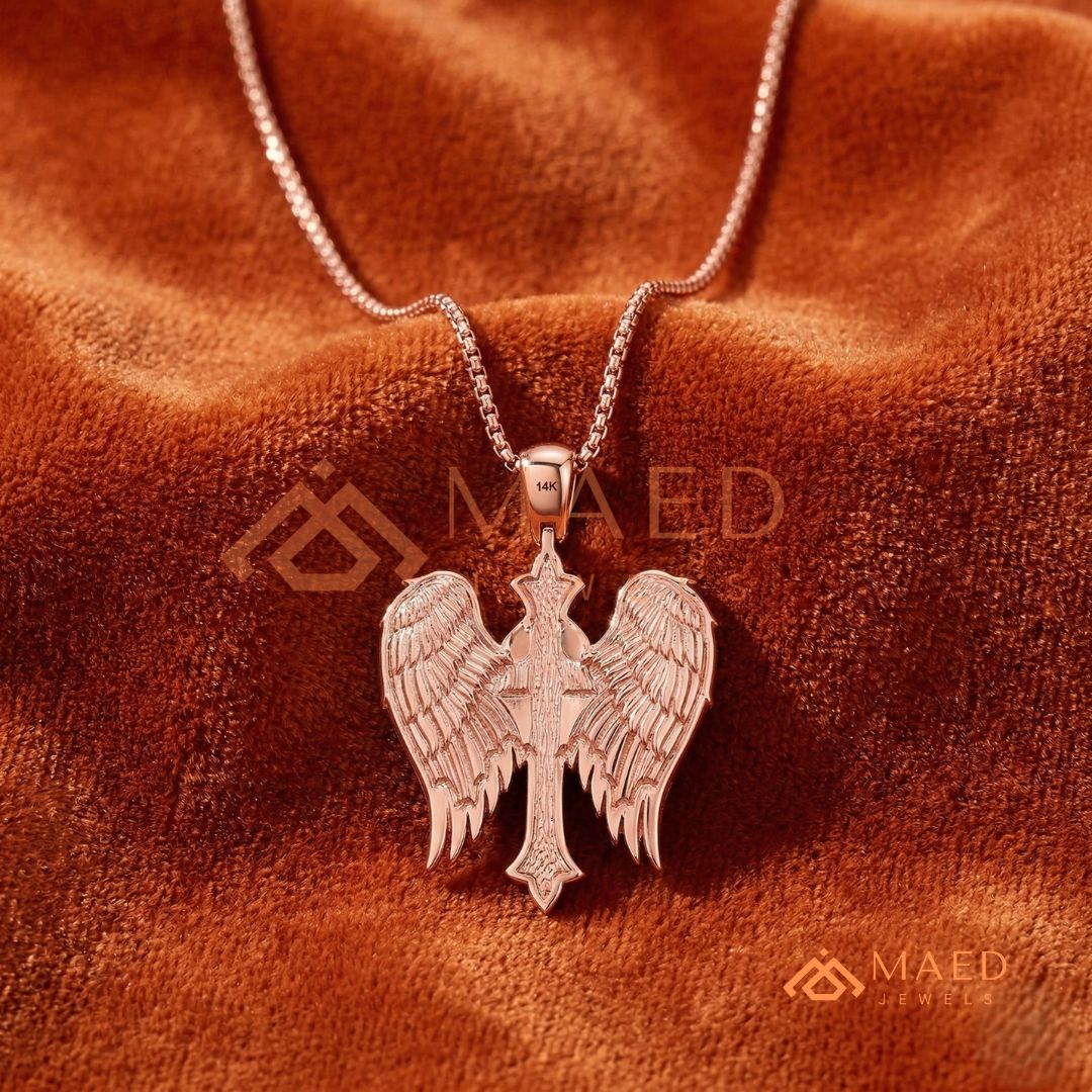 The Eternal Key of Life Pendant | Micro-Pavé Egyptian Ankh Necklace