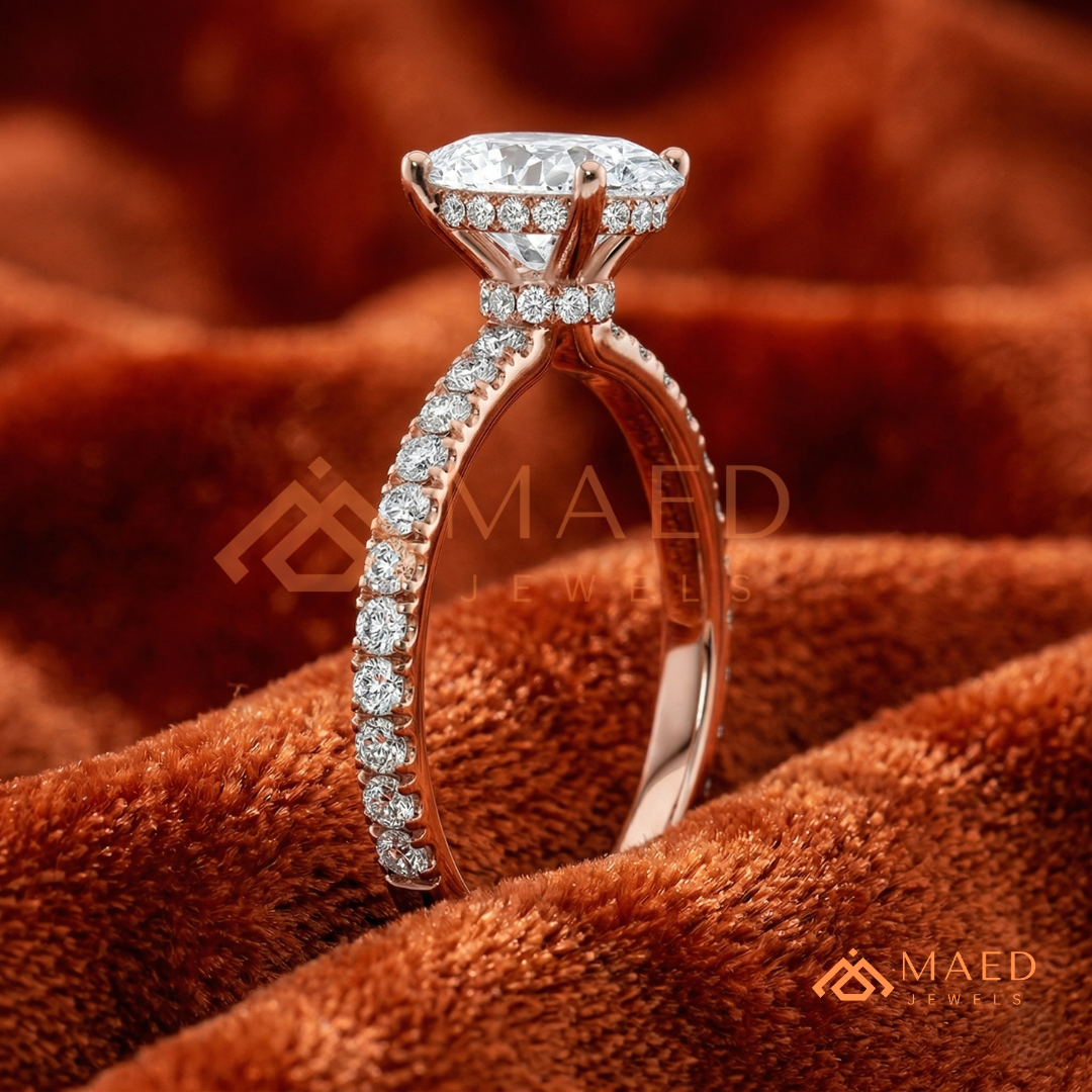 Classic Toi et Moi Pear and Marquise Cut Two-Stone Engagement Ring in Silver, 14K Gold & Rose Gold