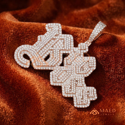 The "Big Boss" Custom Diamond Letter Pendant | Iced-Out Hip Hop Jewelry