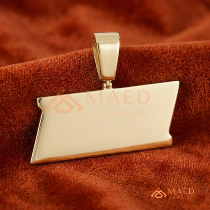 Custom "CEO" Baguette & Round Diamond Iced-Out Pendant in Silver, 14K Gold, & 14K Rose Gold