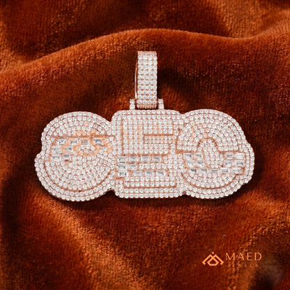 CEO Luxury Diamond Letter Pendant - 14K Gold, Rose Gold & Sterling Silver