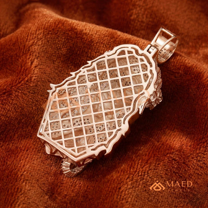 Iced Out Jesus Piece Pendant | 14K Gold, Rose Gold & Sterling Silver