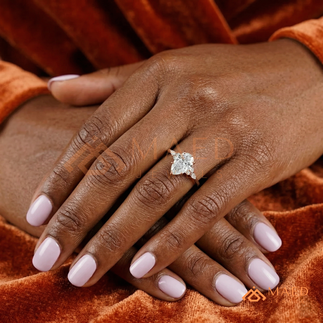 Classic Round Brilliant [Gemstone Type] Tiffany Style Ring in 14K Yellow Gold, Rose Gold & Silver