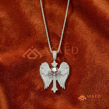 The Eternal Key of Life Pendant | Micro-Pavé Egyptian Ankh Necklace