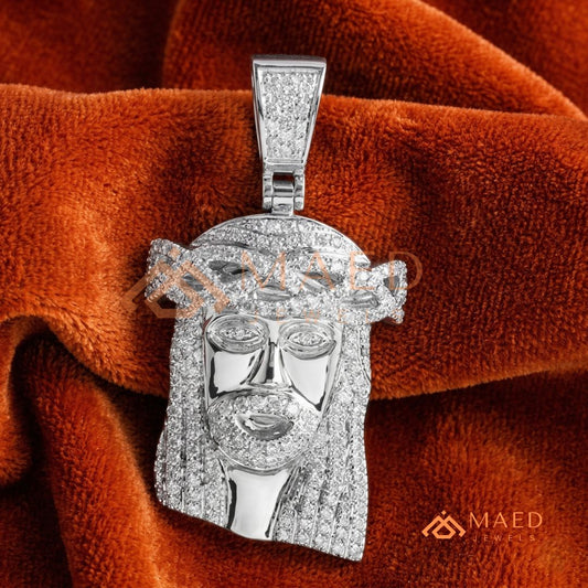 Jesus Piece Pendant – Micro Pave Hip Hop Medallion