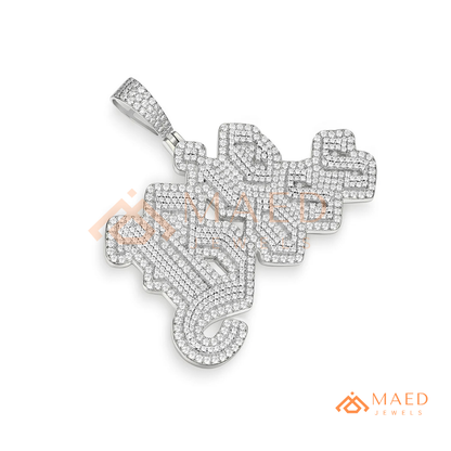 The "Big Boss" Custom Diamond Letter Pendant | Iced-Out Hip Hop Jewelry