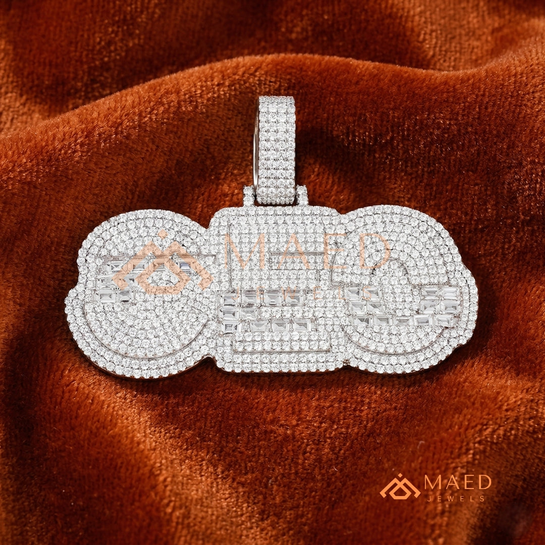 CEO Luxury Diamond Letter Pendant - 14K Gold, Rose Gold & Sterling Silver