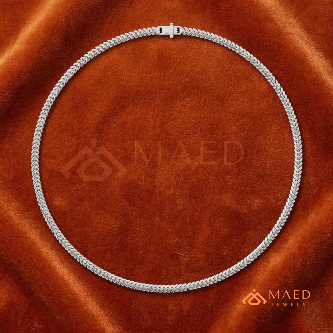 marquise-cut diamond necklace