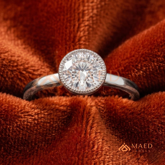 Heirloom-Style Three-Stone [Gemstone Type] Ring in 14K Yellow Gold, Rose Gold & Silver