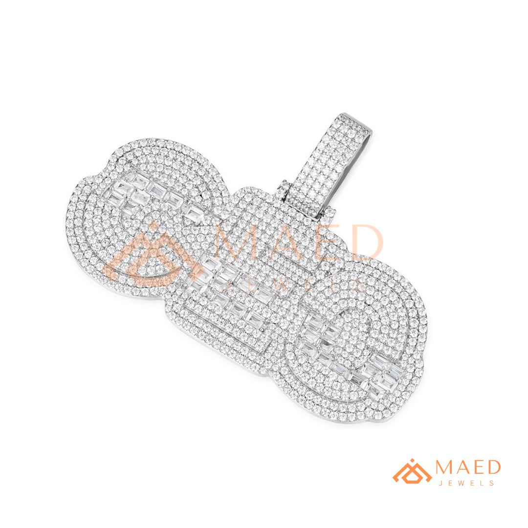 CEO Luxury Diamond Letter Pendant - 14K Gold, Rose Gold & Sterling Silver