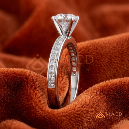 The Minimalist Bezel Solitaire [Gemstone Type] Ring in 14K Yellow Gold, Rose Gold & Silver