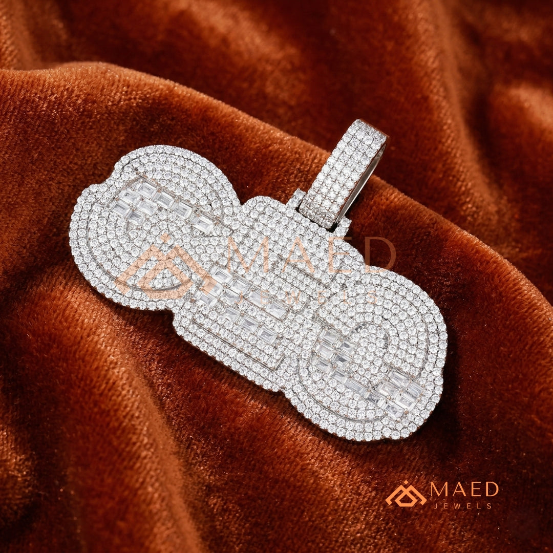 CEO Luxury Diamond Letter Pendant - 14K Gold, Rose Gold & Sterling Silver