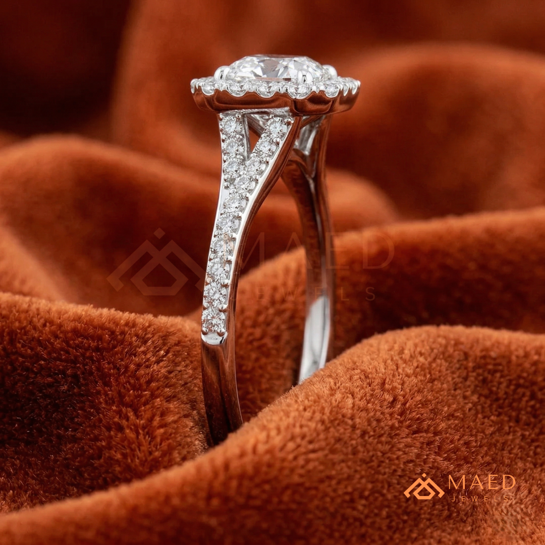 Heirloom Engraved Marquise Ring in 14K Yellow Gold, Rose Gold & Sterling Silver