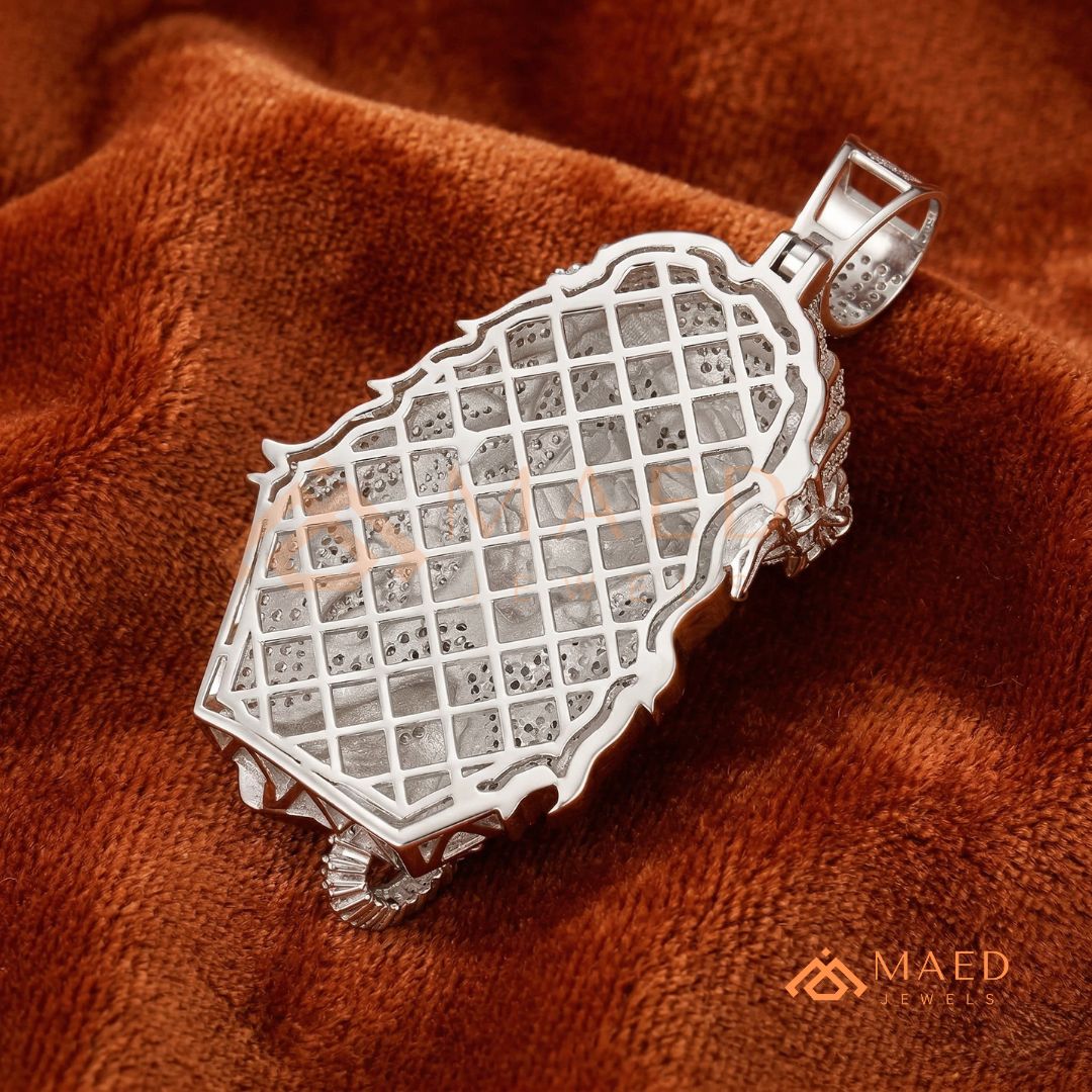 Iced Out Jesus Piece Pendant | 14K Gold, Rose Gold & Sterling Silver