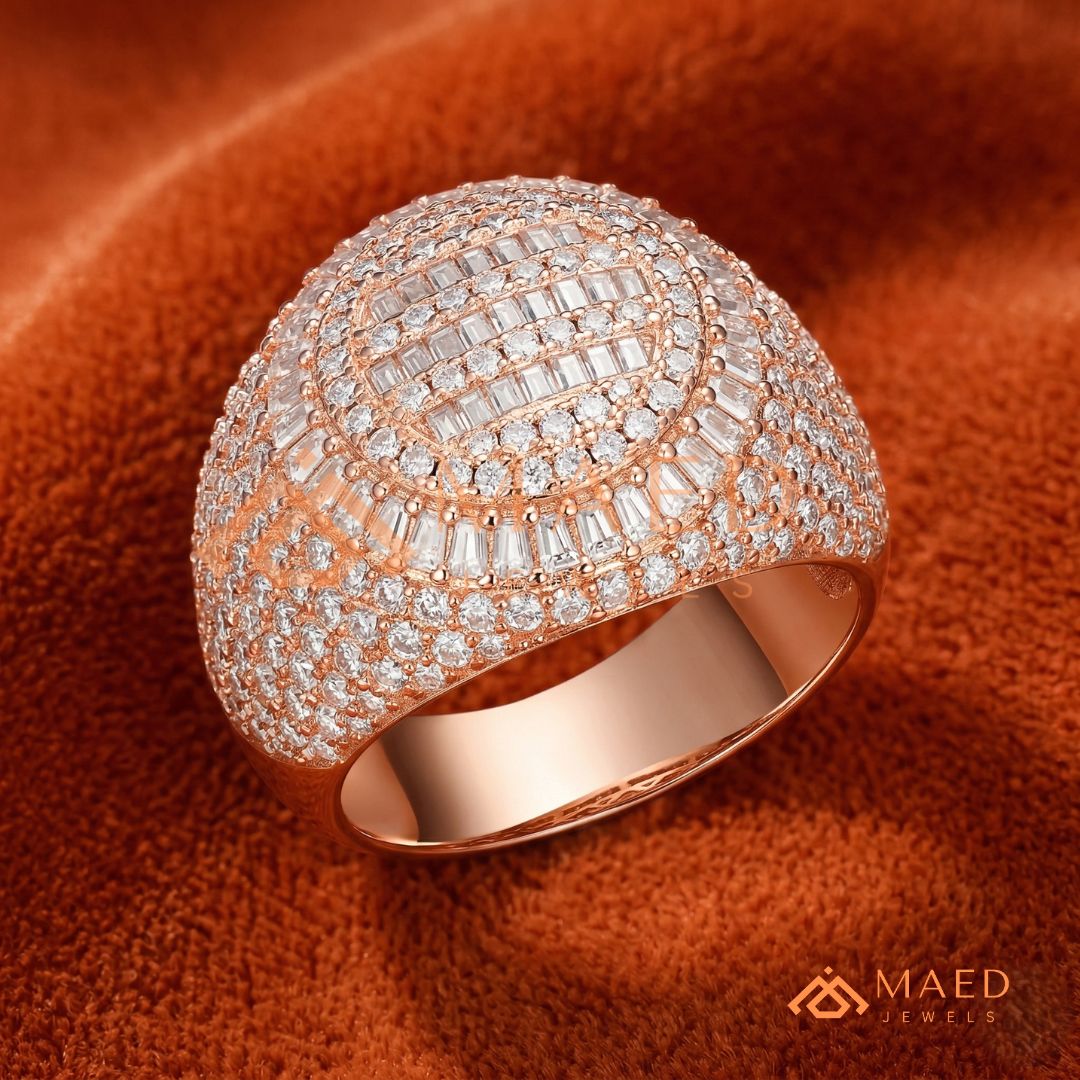 The Solace Wave Band | Tension-Set Floating Diamond Ring