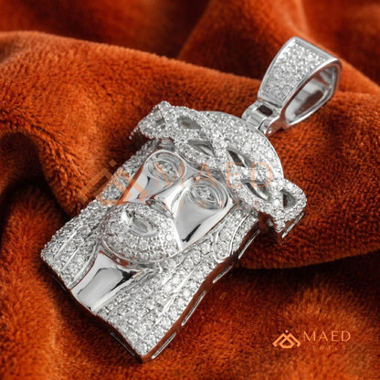 Jesus Piece Pendant – Micro Pave Hip Hop Medallion