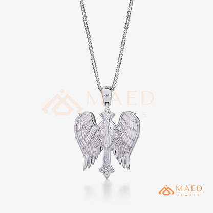 The Eternal Key of Life Pendant | Micro-Pavé Egyptian Ankh Necklace