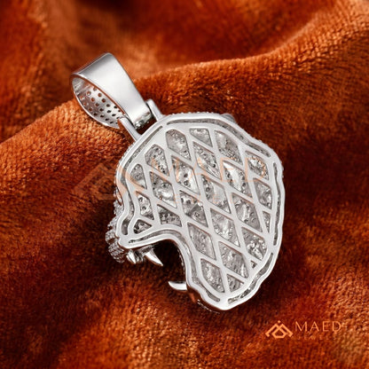 The Roaring Tiger Iced Out Pendant – High-Detail Hip Hop Jewelry