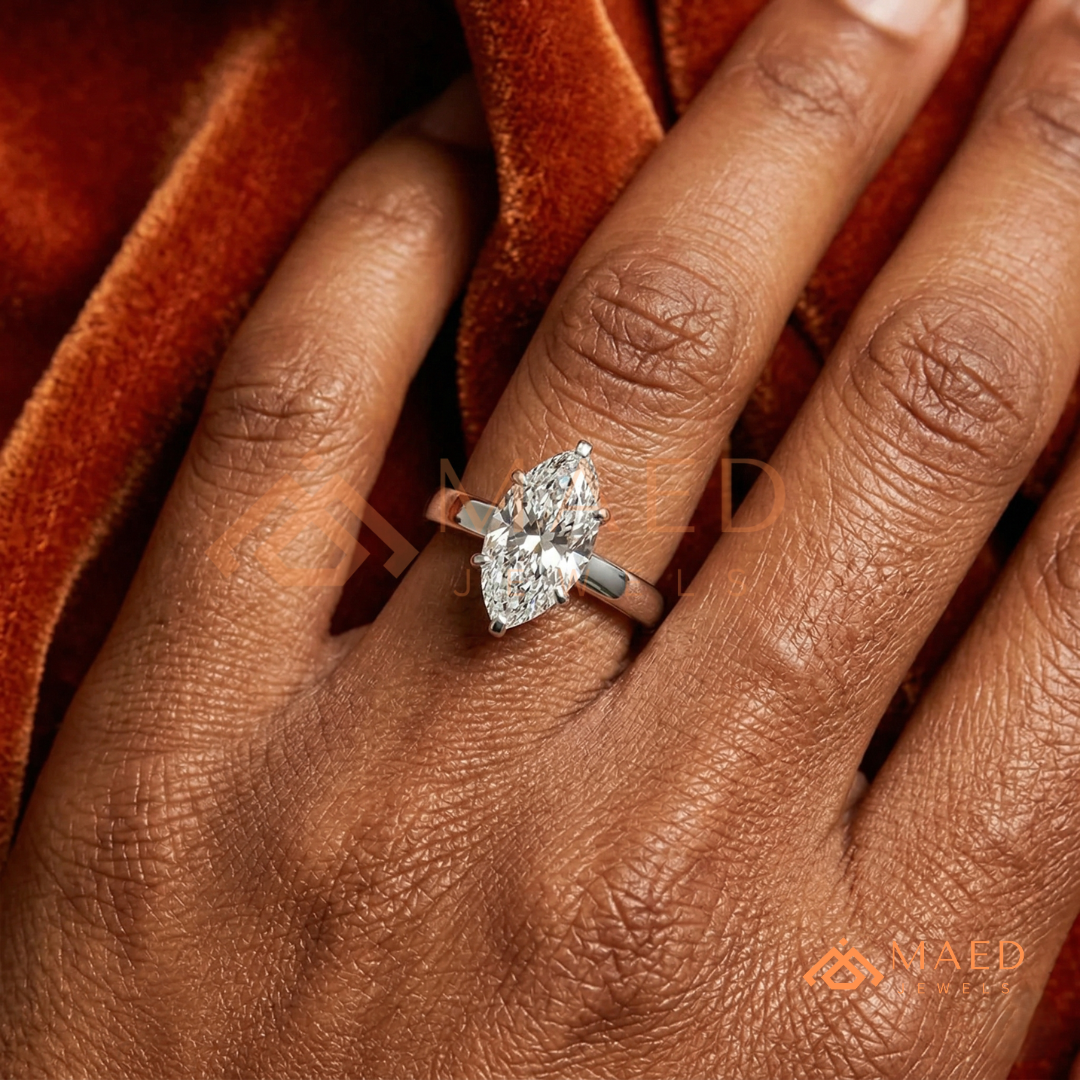 Intertwined Vortex Halo Diamond Simulant Ring in 14K Yellow Gold, Rose Gold & Silver