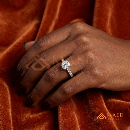 The Minimalist Bezel Solitaire [Gemstone Type] Ring in 14K Yellow Gold, Rose Gold & Silver