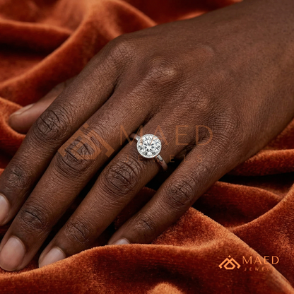 Heirloom-Style Three-Stone [Gemstone Type] Ring in 14K Yellow Gold, Rose Gold & Silver
