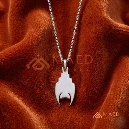 Vampire Bat Diamond Cluster Statement Charm – Red Eye Halloween Pendant