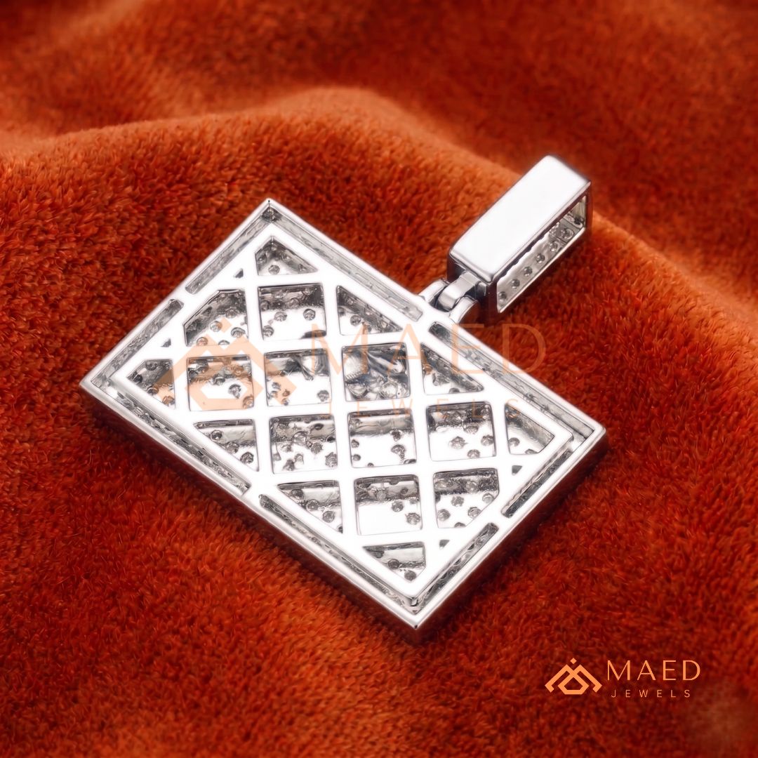 California Republic Bear Diamond Pendant - 14K Gold, Rose Gold & Sterling Silver Hip Hop Charm