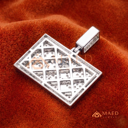 California Republic Bear Diamond Pendant - 14K Gold, Rose Gold & Sterling Silver Hip Hop Charm