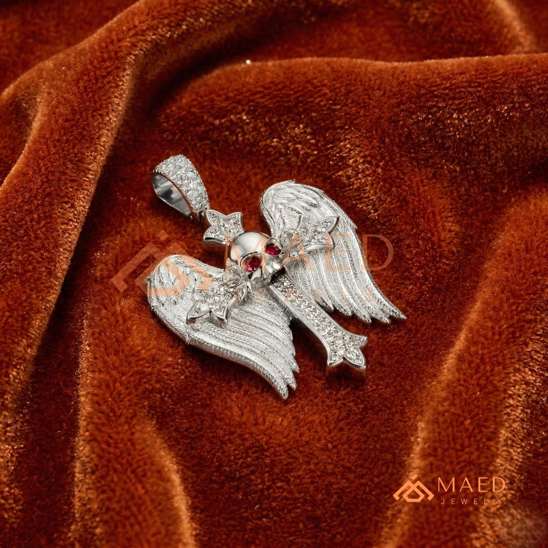 The Eternal Key of Life Pendant | Micro-Pavé Egyptian Ankh Necklace