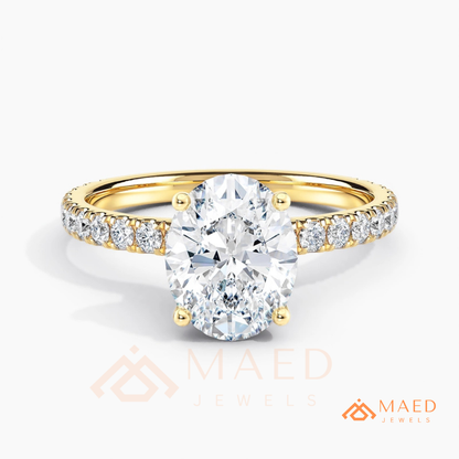 Classic Toi et Moi Pear and Marquise Cut Two-Stone Engagement Ring in Silver, 14K Gold & Rose Gold