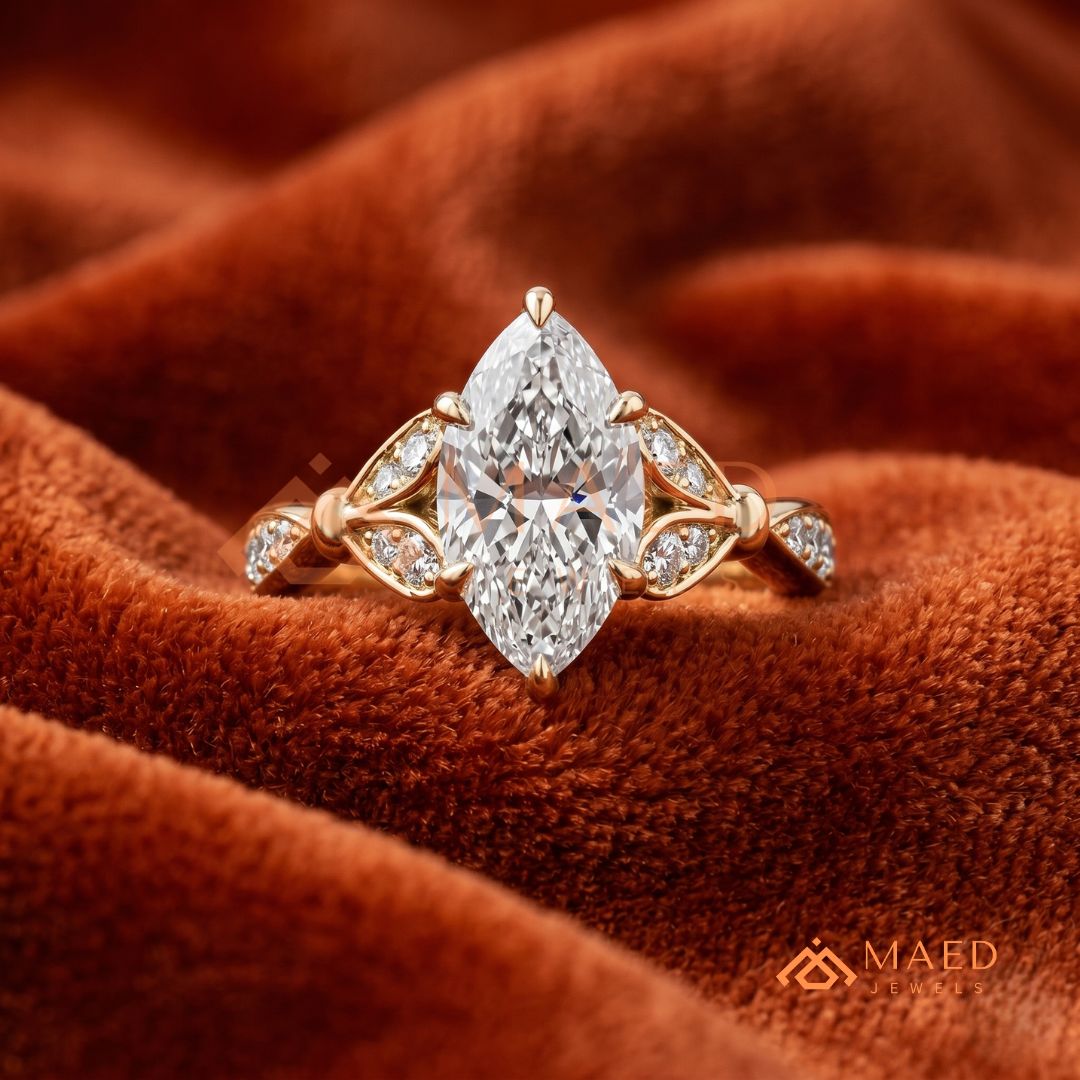 The Grace Radiant Cut Solitaire Engagement Ring with Pave Twist Band in Silver, 14K Gold & 14K Rose Gold