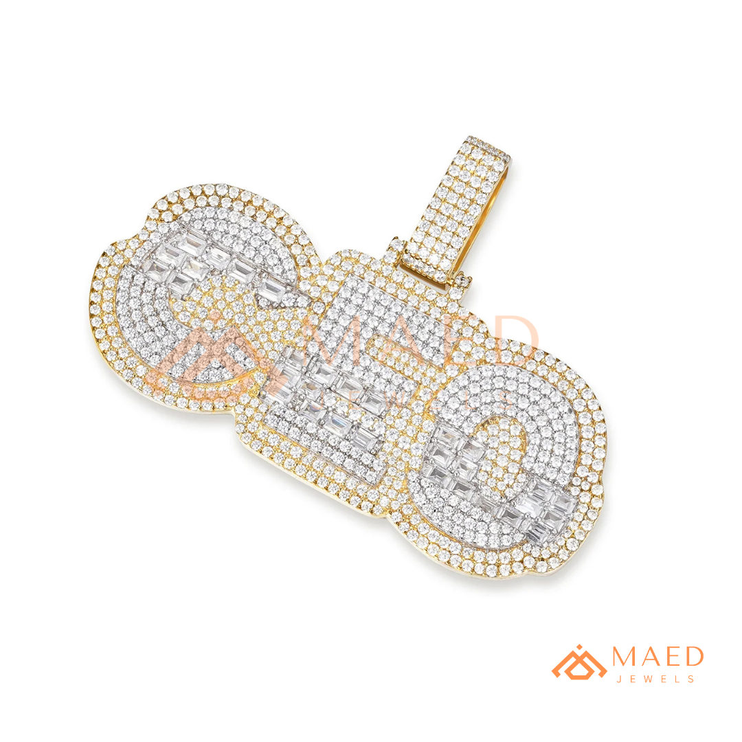 CEO Luxury Diamond Letter Pendant - 14K Gold, Rose Gold & Sterling Silver