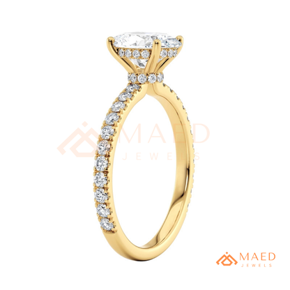 Classic Toi et Moi Pear and Marquise Cut Two-Stone Engagement Ring in Silver, 14K Gold & Rose Gold