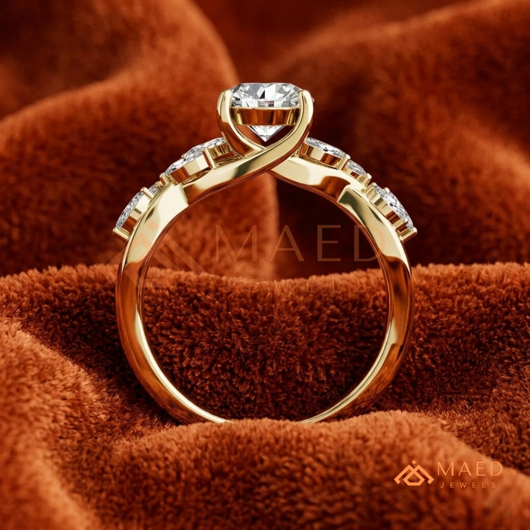 .925 Sterling Silver / 14K Solid White Gold / 14K Yellow Gold / 14K Rose Gold
