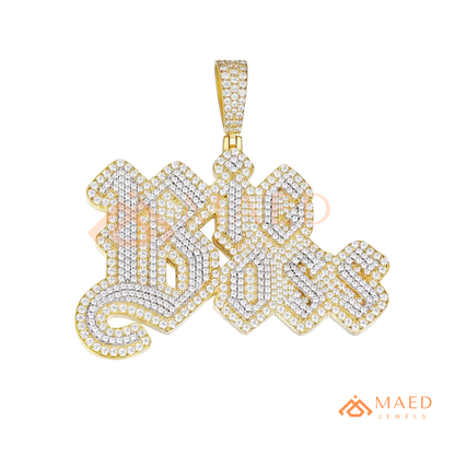 The "Big Boss" Custom Diamond Letter Pendant | Iced-Out Hip Hop Jewelry