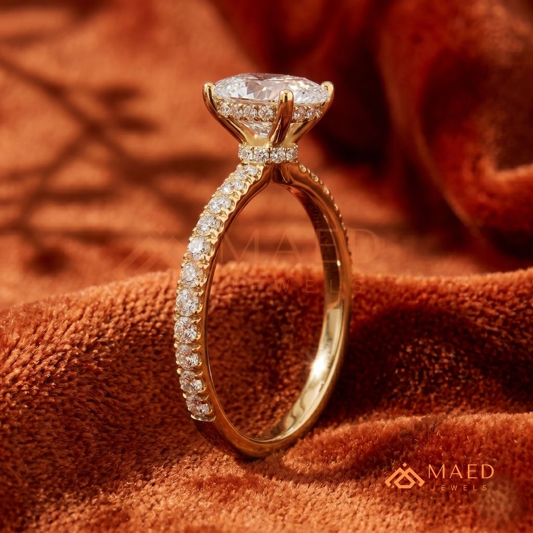 Classic Toi et Moi Pear and Marquise Cut Two-Stone Engagement Ring in Silver, 14K Gold & Rose Gold