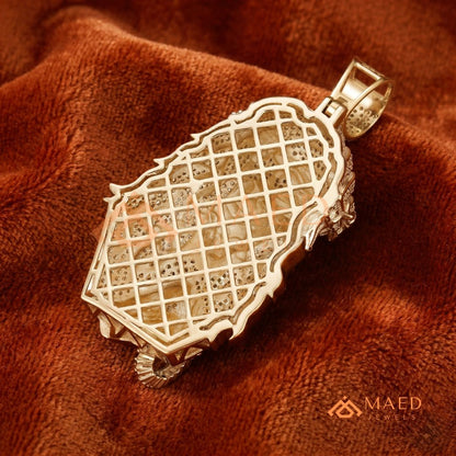 Iced Out Jesus Piece Pendant | 14K Gold, Rose Gold & Sterling Silver