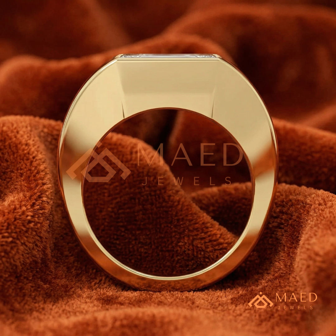 Nature-Inspired Radiant Cut Three-Stone Engagement Ring with Thorn Band in Silver, 14K Gold & Rose Gold