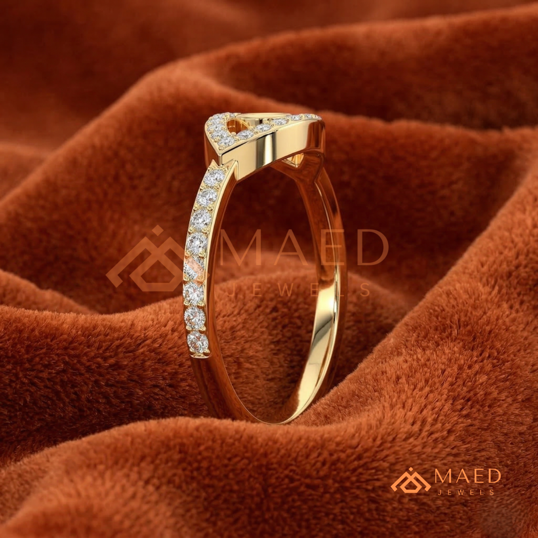 Amulet Evil Eye Ring – Silver, 14K Yellow & Rose Gold
