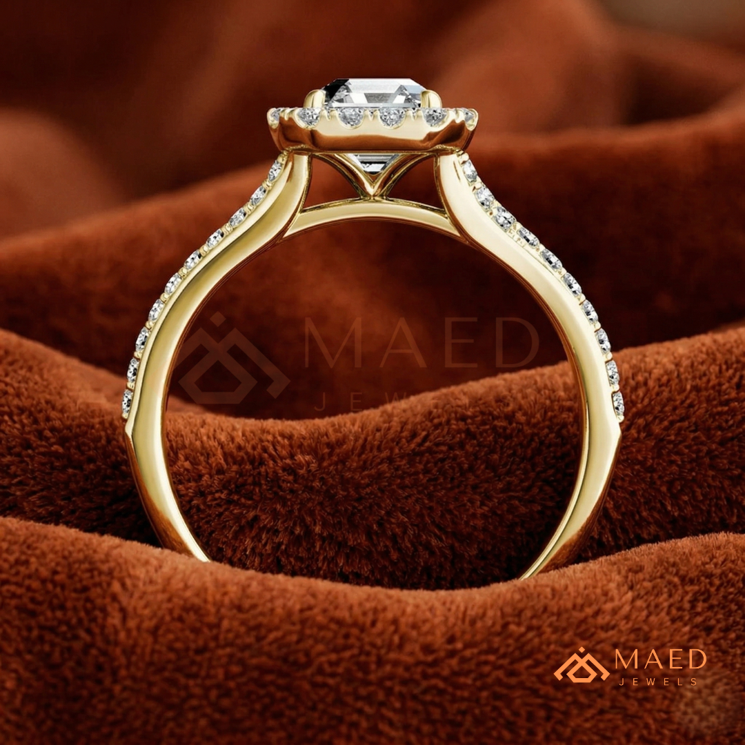 Heirloom Engraved Marquise Ring in 14K Yellow Gold, Rose Gold & Sterling Silver
