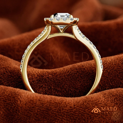 Heirloom Engraved Marquise Ring in 14K Yellow Gold, Rose Gold & Sterling Silver