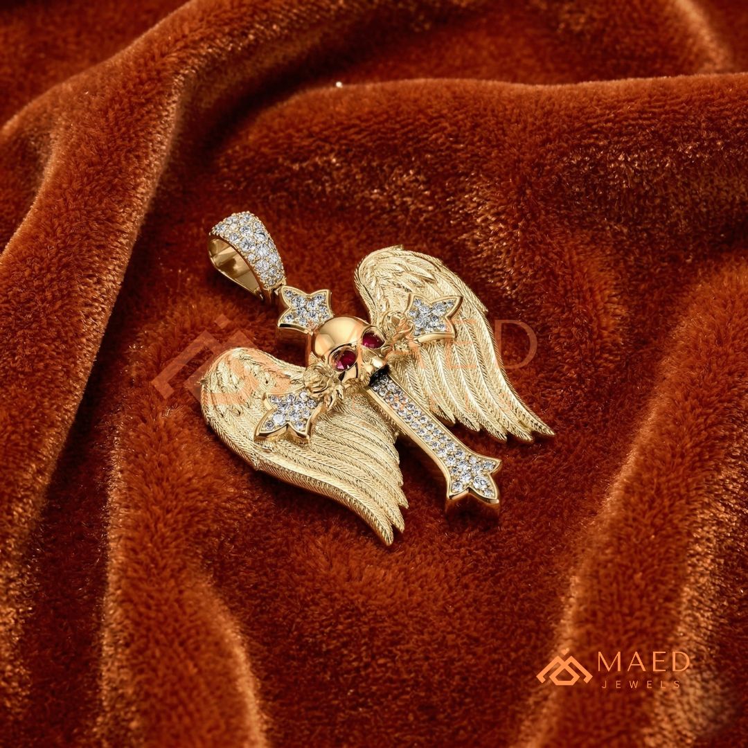 The Eternal Key of Life Pendant | Micro-Pavé Egyptian Ankh Necklace