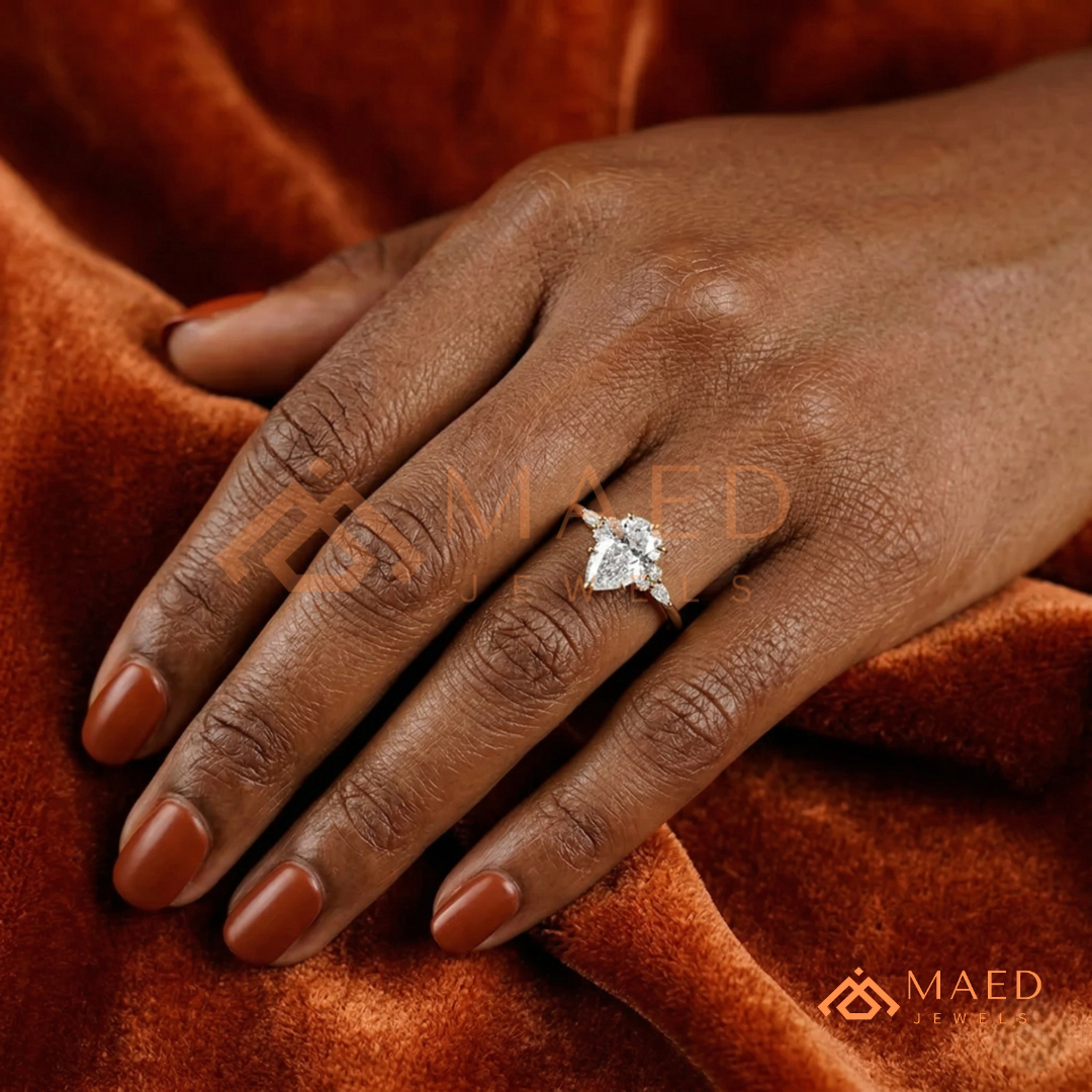 Classic Round Brilliant [Gemstone Type] Tiffany Style Ring in 14K Yellow Gold, Rose Gold & Silver