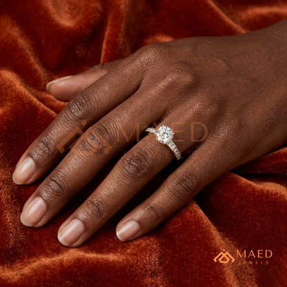 The Minimalist Bezel Solitaire [Gemstone Type] Ring in 14K Yellow Gold, Rose Gold & Silver