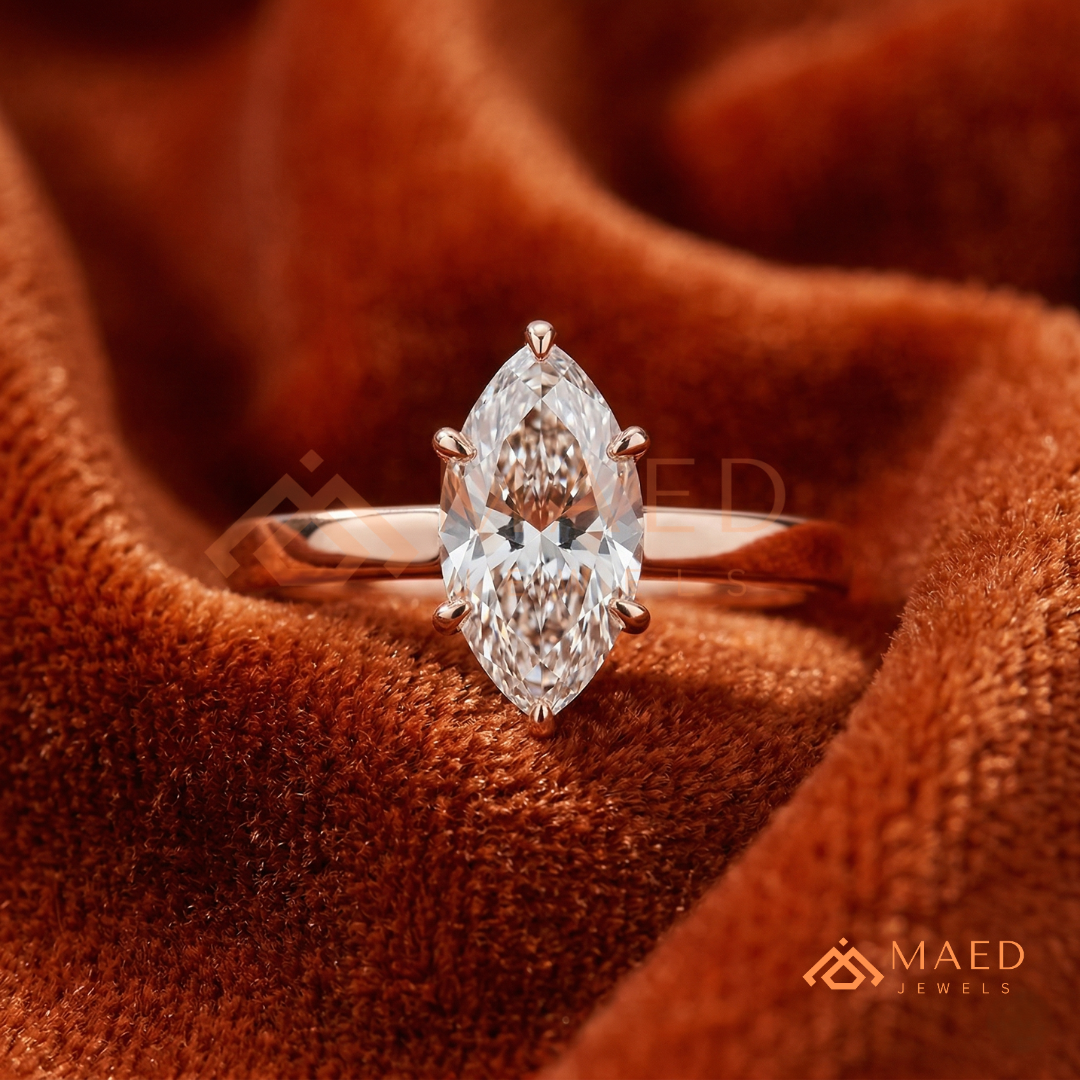 Intertwined Vortex Halo Diamond Simulant Ring in 14K Yellow Gold, Rose Gold & Silver