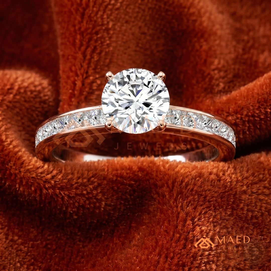 The Minimalist Bezel Solitaire [Gemstone Type] Ring in 14K Yellow Gold, Rose Gold & Silver