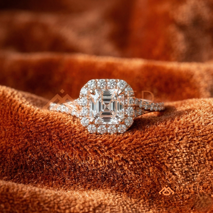 Heirloom Engraved Marquise Ring in 14K Yellow Gold, Rose Gold & Sterling Silver