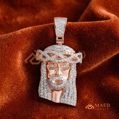 Jesus Piece Pendant – Micro Pave Hip Hop Medallion